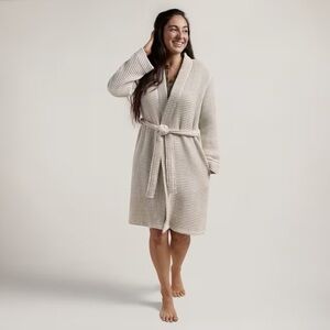 PARACHUTE HOME ☁️ Unisex Waffle Robe in Tan
